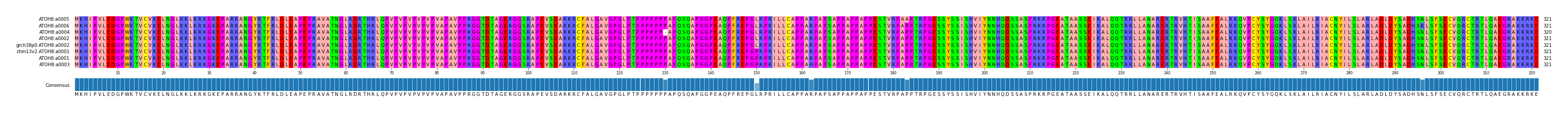 Multiple Alignments (by translate haplotype similarity)