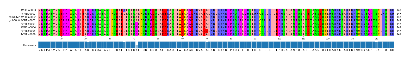 Multiple Alignments (by translate haplotype similarity)
