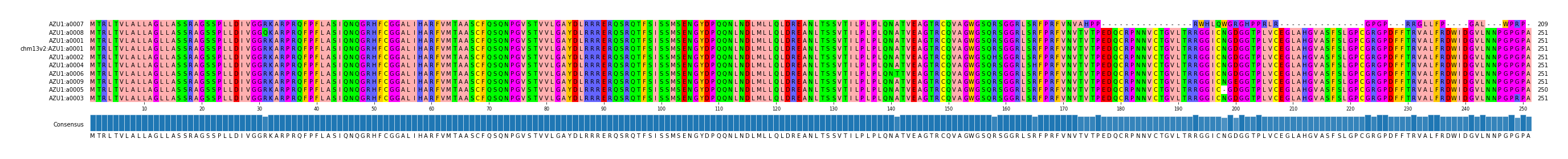 Multiple Alignments (by translate haplotype similarity)