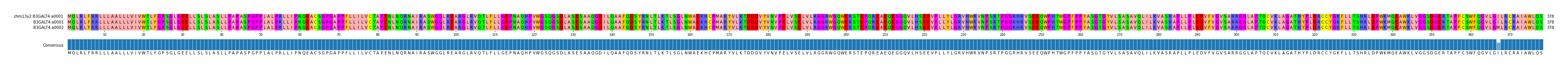 Multiple Alignments (by translate haplotype similarity)