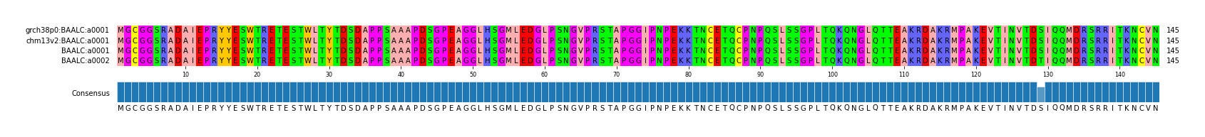 Multiple Alignments (by translate haplotype similarity)