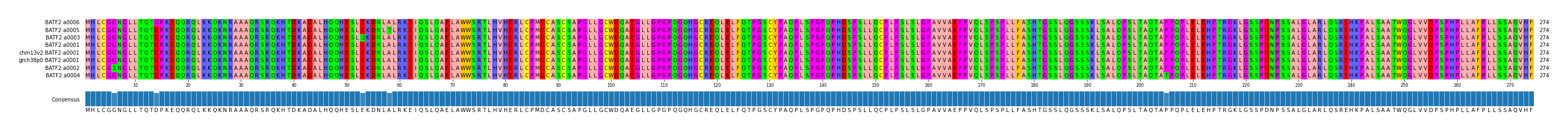 Multiple Alignments (by translate haplotype similarity)