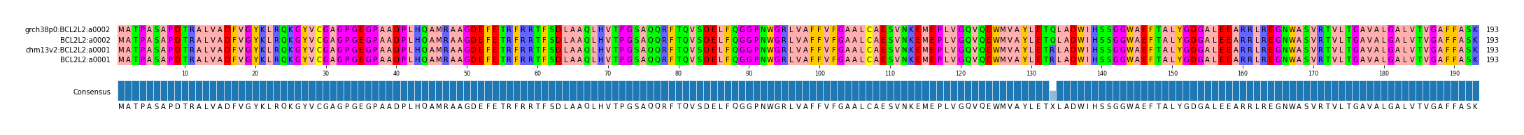 Multiple Alignments (by translate haplotype similarity)