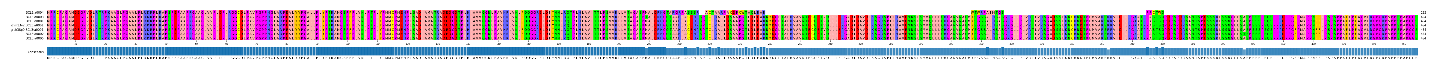 Multiple Alignments (by translate haplotype similarity)