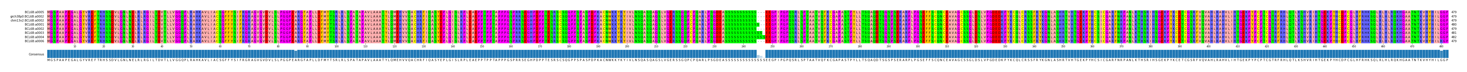 Multiple Alignments (by translate haplotype similarity)