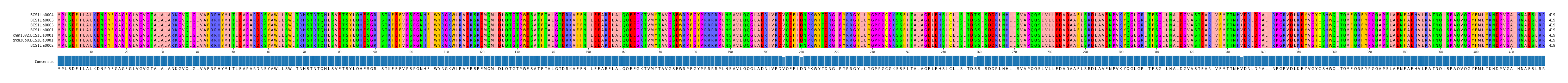 Multiple Alignments (by translate haplotype similarity)