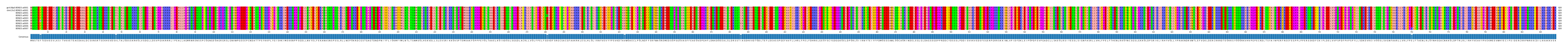 Multiple Alignments (by translate haplotype frequency)