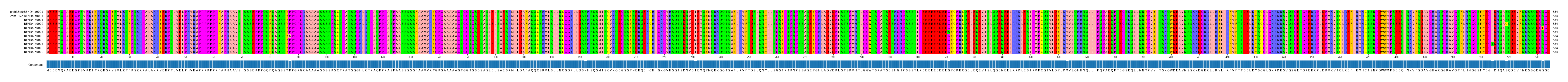 Multiple Alignments (by translate haplotype frequency)