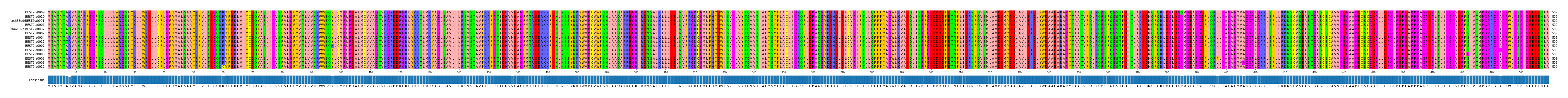 Multiple Alignments (by translate haplotype similarity)