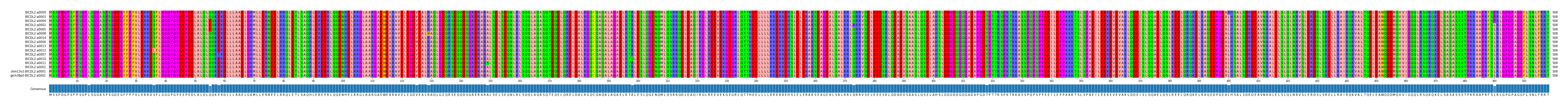 Multiple Alignments (by translate haplotype similarity)