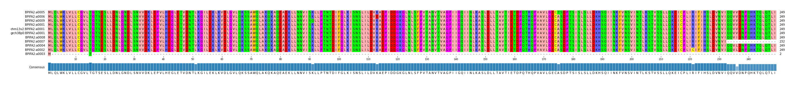 Multiple Alignments (by translate haplotype similarity)