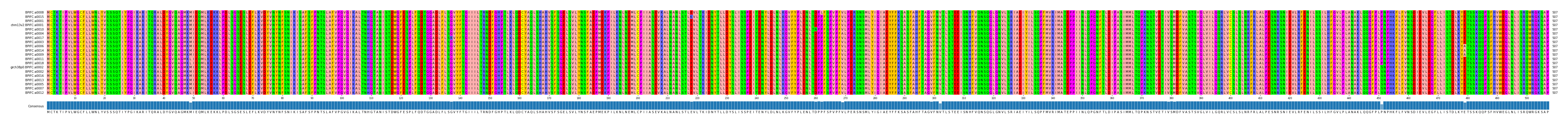 Multiple Alignments (by translate haplotype similarity)
