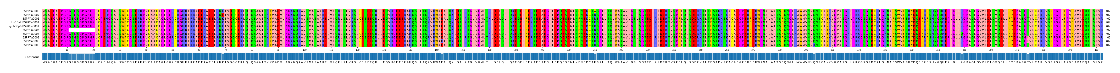 Multiple Alignments (by translate haplotype similarity)