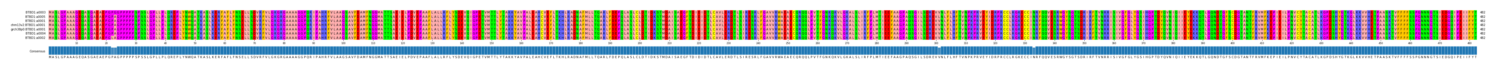 Multiple Alignments (by translate haplotype similarity)