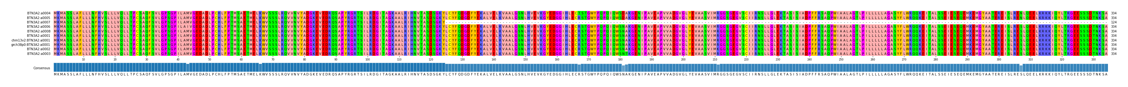 Multiple Alignments (by translate haplotype similarity)