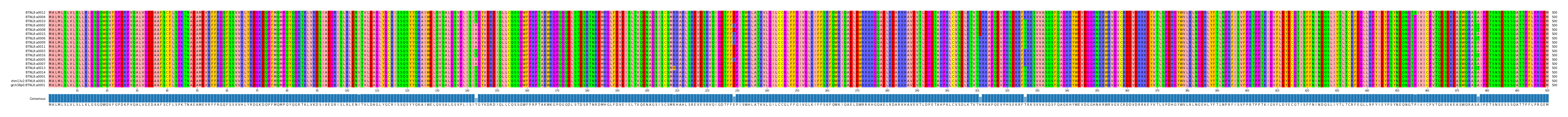 Multiple Alignments (by translate haplotype similarity)