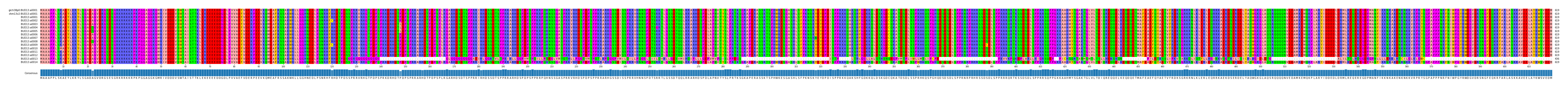 Multiple Alignments (by translate haplotype frequency)