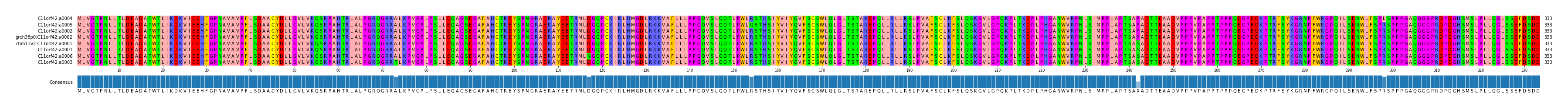 Multiple Alignments (by translate haplotype similarity)