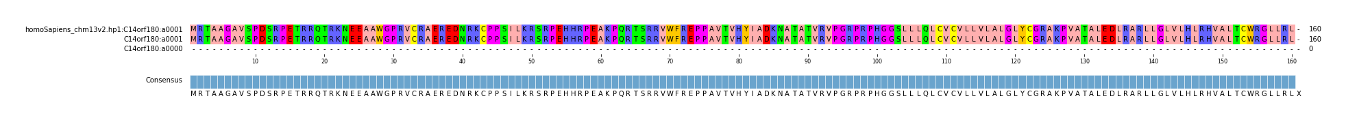 Multiple Alignments (by translate haplotype similarity)