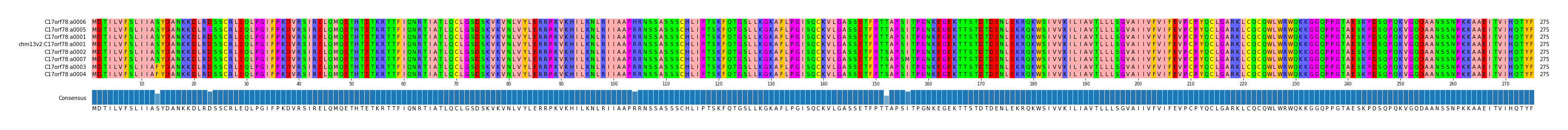 Multiple Alignments (by translate haplotype similarity)