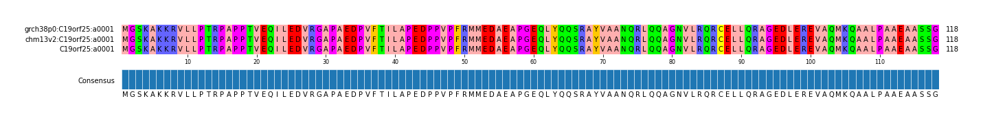 Multiple Alignments (by translate haplotype similarity)