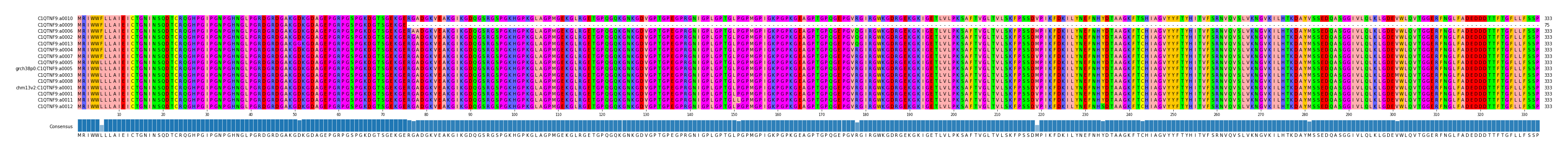 Multiple Alignments (by translate haplotype similarity)