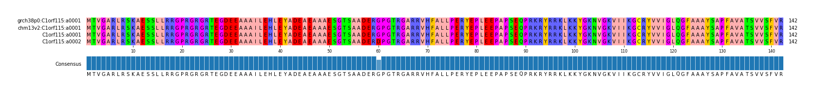 Multiple Alignments (by translate haplotype similarity)