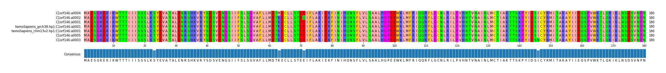 Multiple Alignments (by translate haplotype similarity)