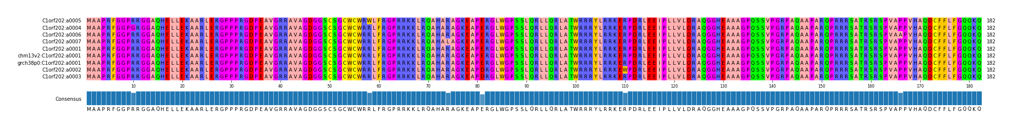 Multiple Alignments (by translate haplotype similarity)