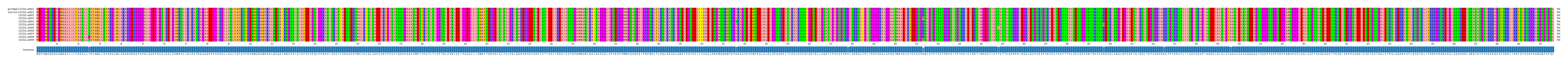 Multiple Alignments (by translate haplotype frequency)