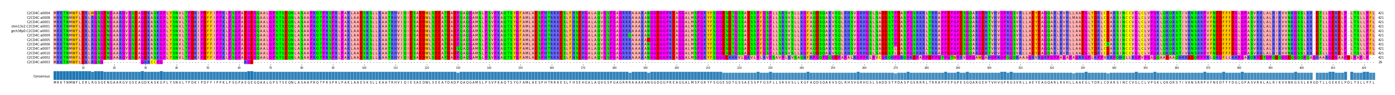 Multiple Alignments (by translate haplotype similarity)
