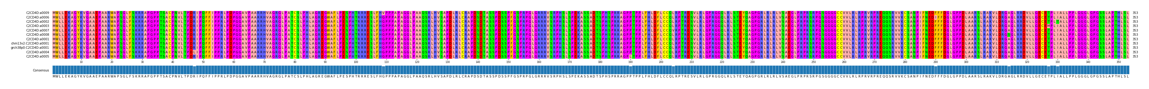 Multiple Alignments (by translate haplotype similarity)