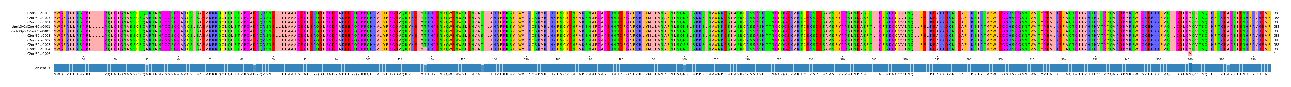 Multiple Alignments (by translate haplotype similarity)