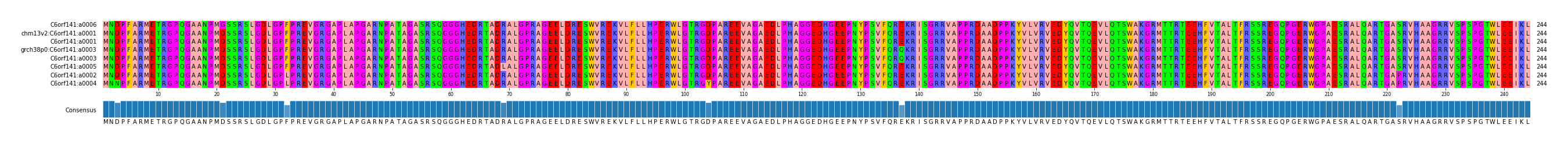 Multiple Alignments (by translate haplotype similarity)