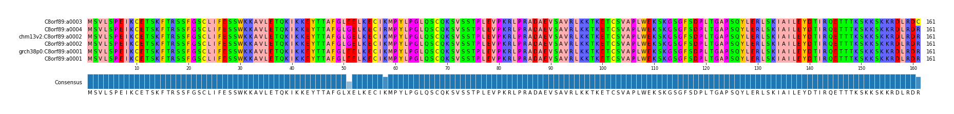 Multiple Alignments (by translate haplotype similarity)