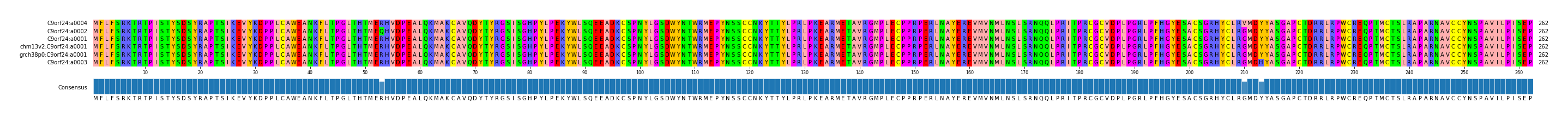 Multiple Alignments (by translate haplotype similarity)