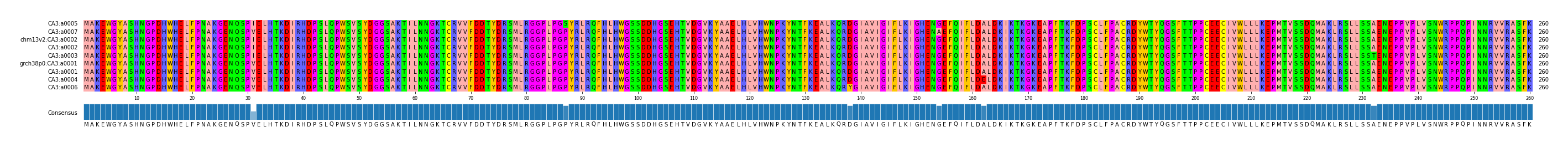 Multiple Alignments (by translate haplotype similarity)
