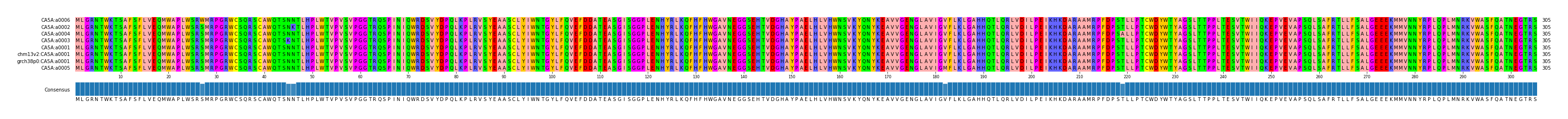 Multiple Alignments (by translate haplotype similarity)