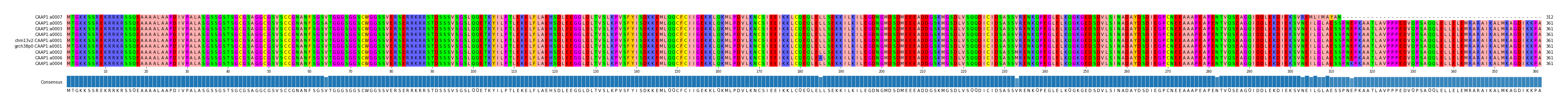 Multiple Alignments (by translate haplotype similarity)