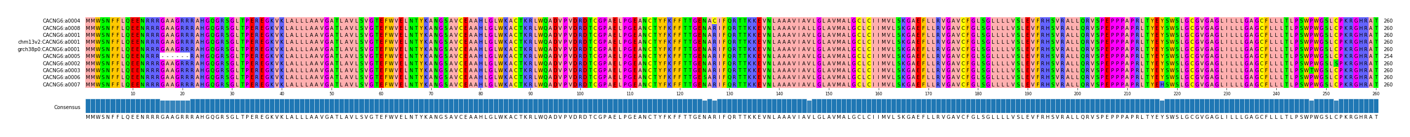 Multiple Alignments (by translate haplotype similarity)
