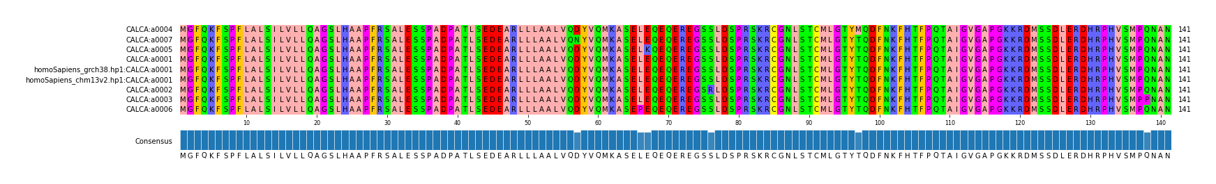 Multiple Alignments (by translate haplotype similarity)