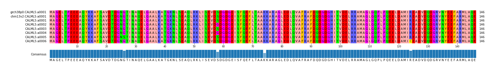 Multiple Alignments (by translate haplotype frequency)