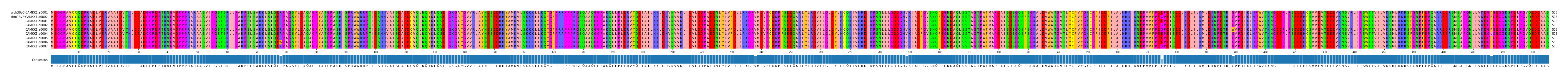 Multiple Alignments (by translate haplotype frequency)