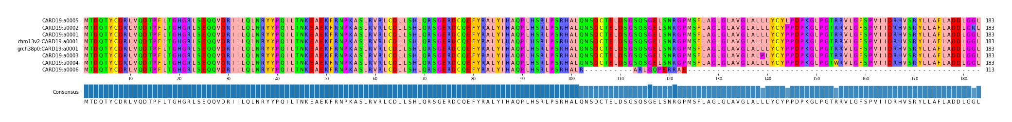 Multiple Alignments (by translate haplotype similarity)