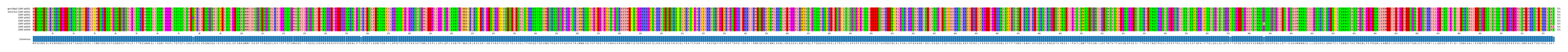 Multiple Alignments (by translate haplotype frequency)