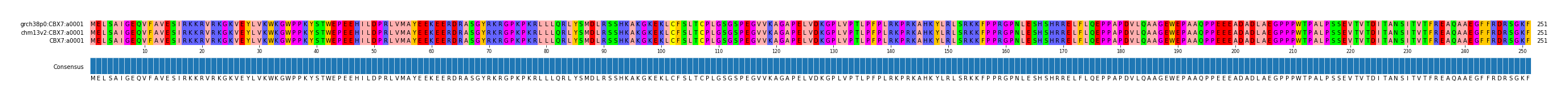 Multiple Alignments (by translate haplotype similarity)