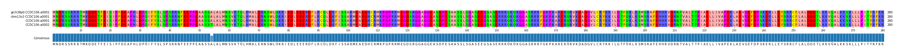Multiple Alignments (by translate haplotype similarity)