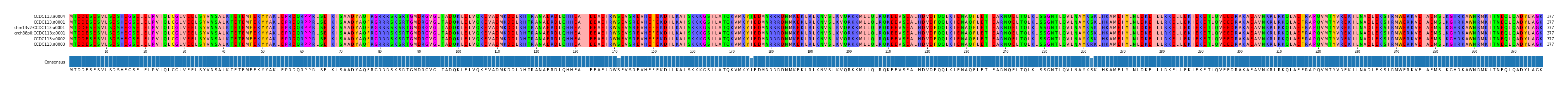 Multiple Alignments (by translate haplotype similarity)