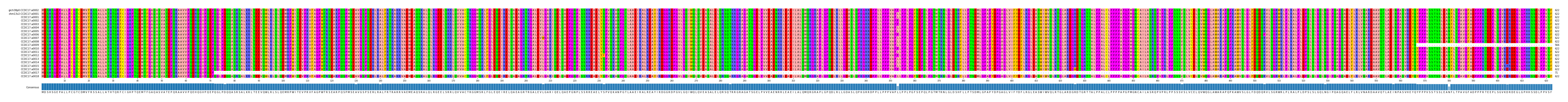 Multiple Alignments (by translate haplotype frequency)