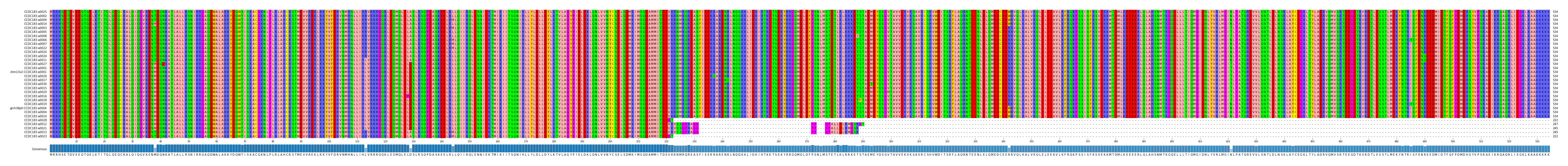 Multiple Alignments (by translate haplotype similarity)